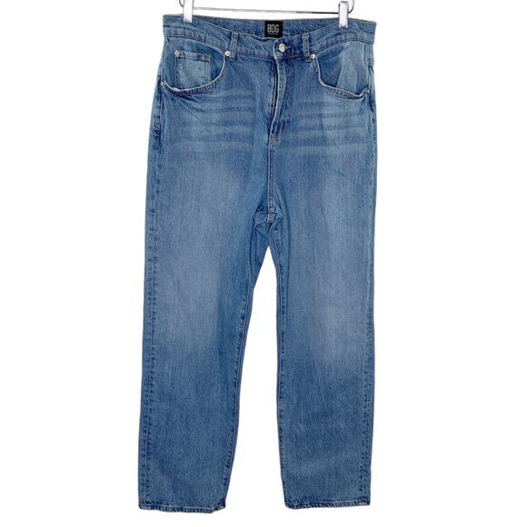 Urban Outfitters 32 BDG Stretch Cowboy Jeans High Rise Medium Blue - Picture 1 of 11